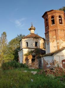 Тихвинская церковь в Романщине